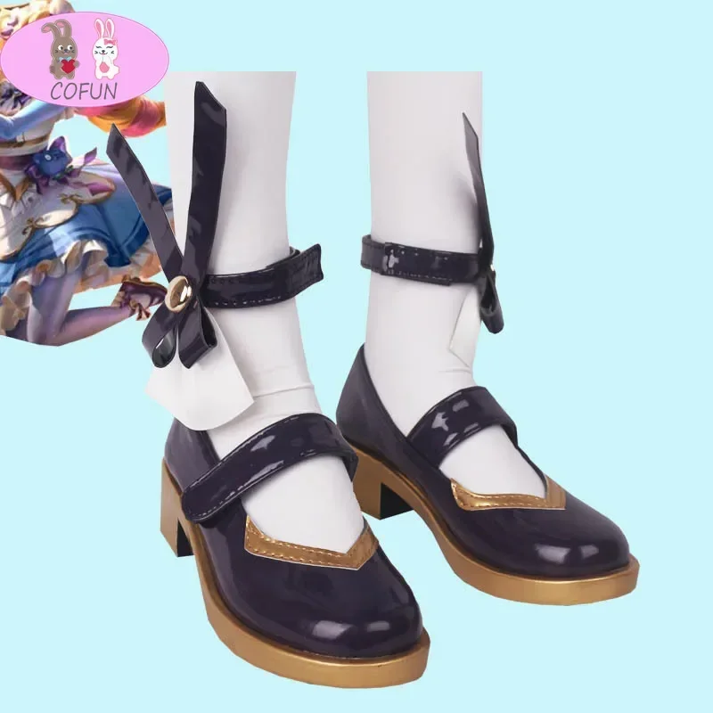 Zapatos de Cosplay LOL Gwen, zapatos de Anime japonés Lolita JK Harujuku Kawaii, bonitos accesorios para mujer