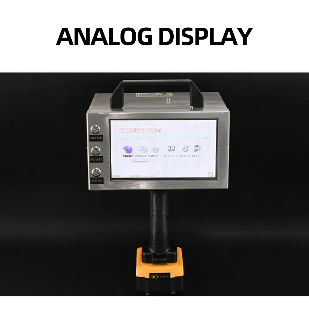 

Electric marking machine Lithium battery integrated Metal coding touch screen machine Handheld steel plate marking machine