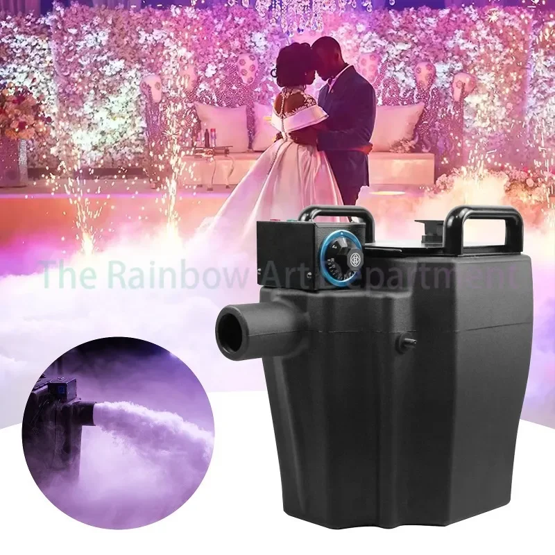 3500W Dry Ice Low Lying Fog Machine With Tube Smoke Machine For DJ Stage Effects Weddings Party 6000W Dry Ice Fog Machine