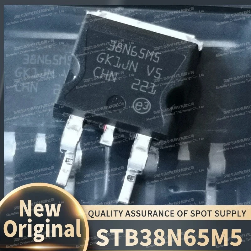 (10pcs-50pcs/Lot) 100% New Original STB38N65M5 38N65M5 650V 30A SOT-263 Chipset
