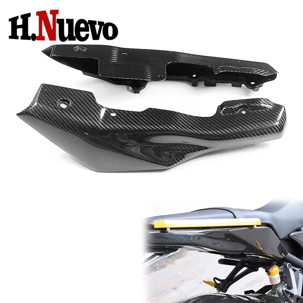

Motorcycle Rear Seat Side Panel Cover Parts Fairing Kit Carbon Fiber For Yamaha MT09 FZ09 MT-09 2013-2016 Accessories