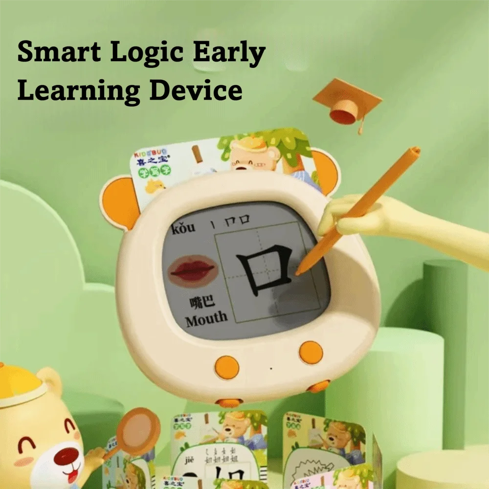 Engels Tweetalige Flash Card Machine Woordleesfunctie Flash Card Ontwerp Taal Leer Machine Tekening Simuleren Kleuterschool