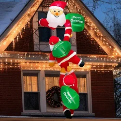 4 Inflatable Christmas Decorations Outdoor Garden Courtyard Decoration Large Snowman Santa Claus Christmas Tree Inflatable Toys