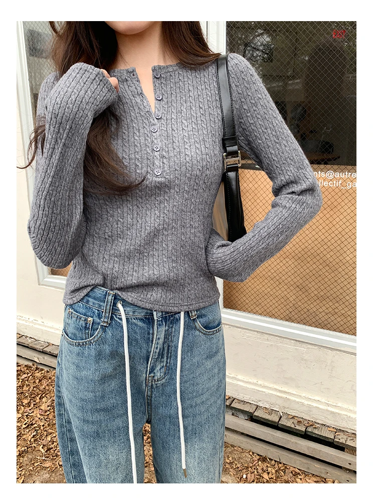 Women Sweater Womens Winter Sweaters Pullover Traf Female Knitting Overszie Long Sleeve Loose Knitted Outerwear ropa de mujer