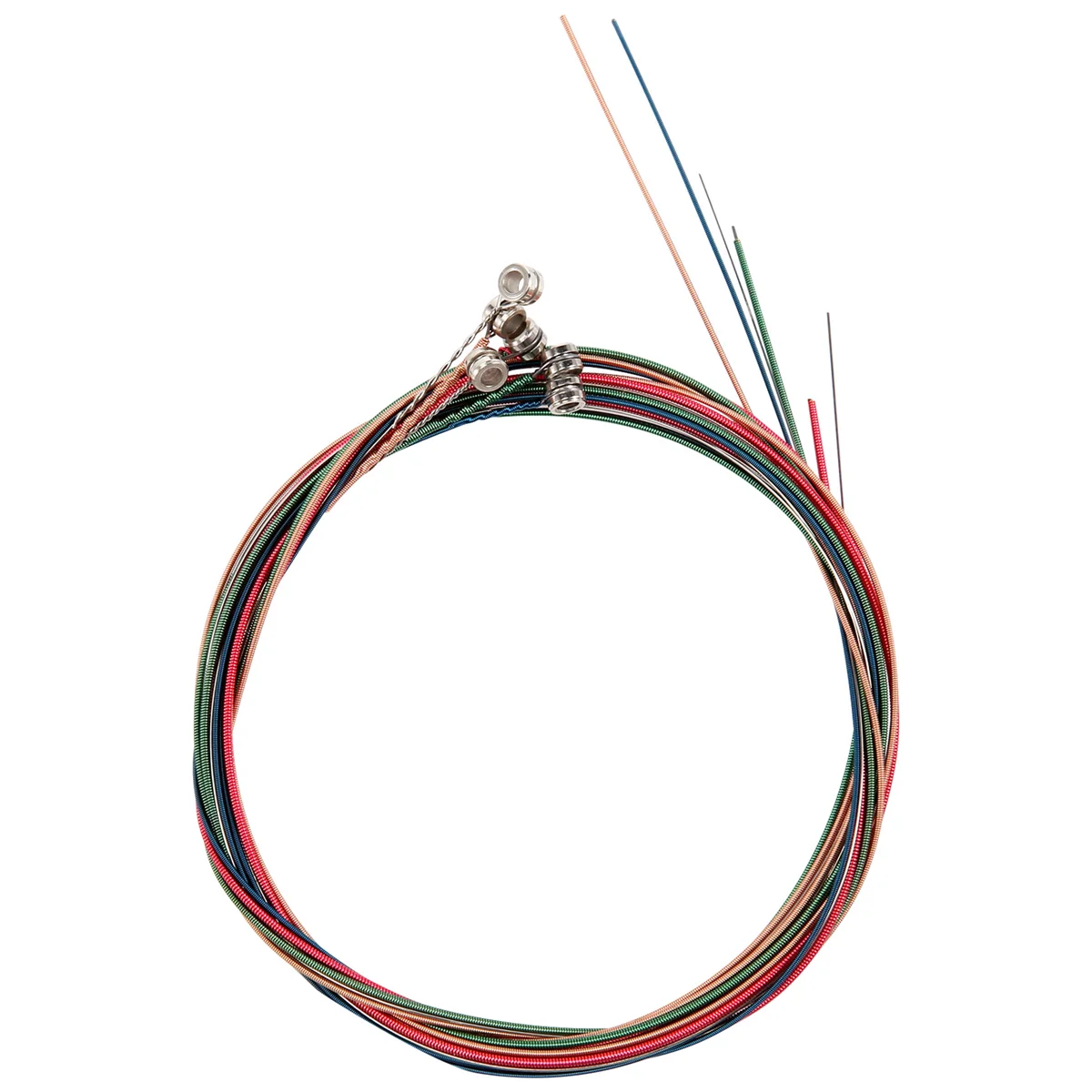 Set Rainbow Colorful Color String for Acoustic Guitar