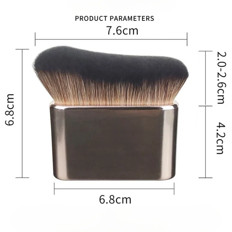 1PC Neck Brush Foundation Makeup Powder Brush Makeup Brushes Makeup Tools Soft Hair Make up Multi-purpose Body Flat Brush