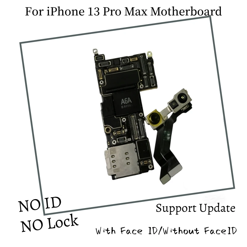 Unlocked Logic Board For iPhone 13 Pro Max Motherboard Support