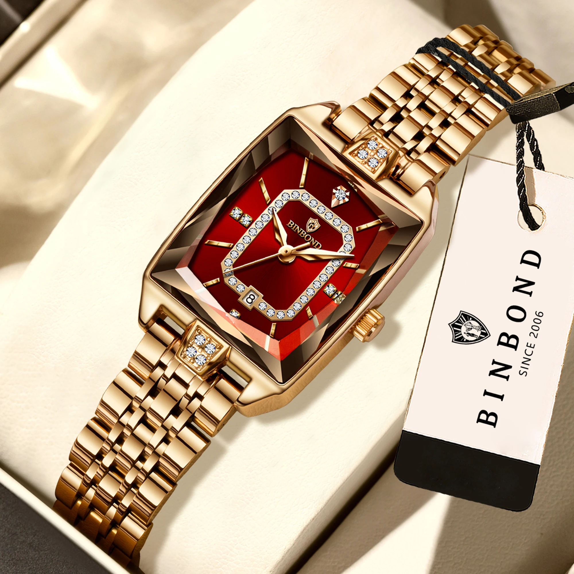 Jewelry Watches Women - BINBOND 방수 여성용 시계 여성 손목시계
