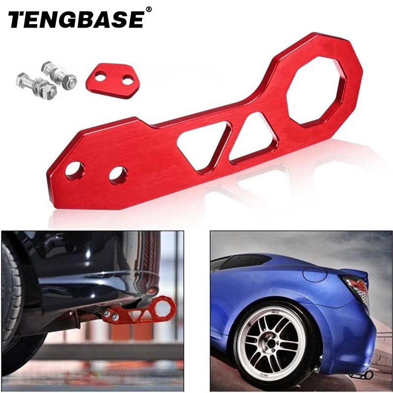 Car Decorations Racing Rear Tow Hook Aluminum Alloy Towing Hook Applicable For Honda Civic, Toyota, Chevrolet, Ford,Etc