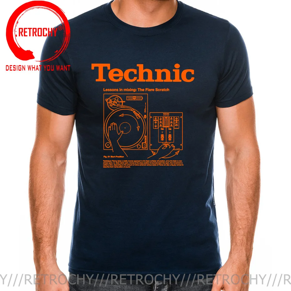 Vintage Hot Online Shirt Deejay Beats T Shirt Men Funny Technic Music T-Shirt DJ Rock Music Tee Shirt Rock Roll tshirt Camisetas