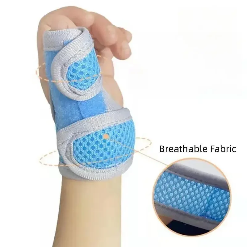 Professional Baby Thumb Brace Sprain Fracture Fixation Infant Children Finger Thumb Support Breathable Thumb Splint Stabilizer