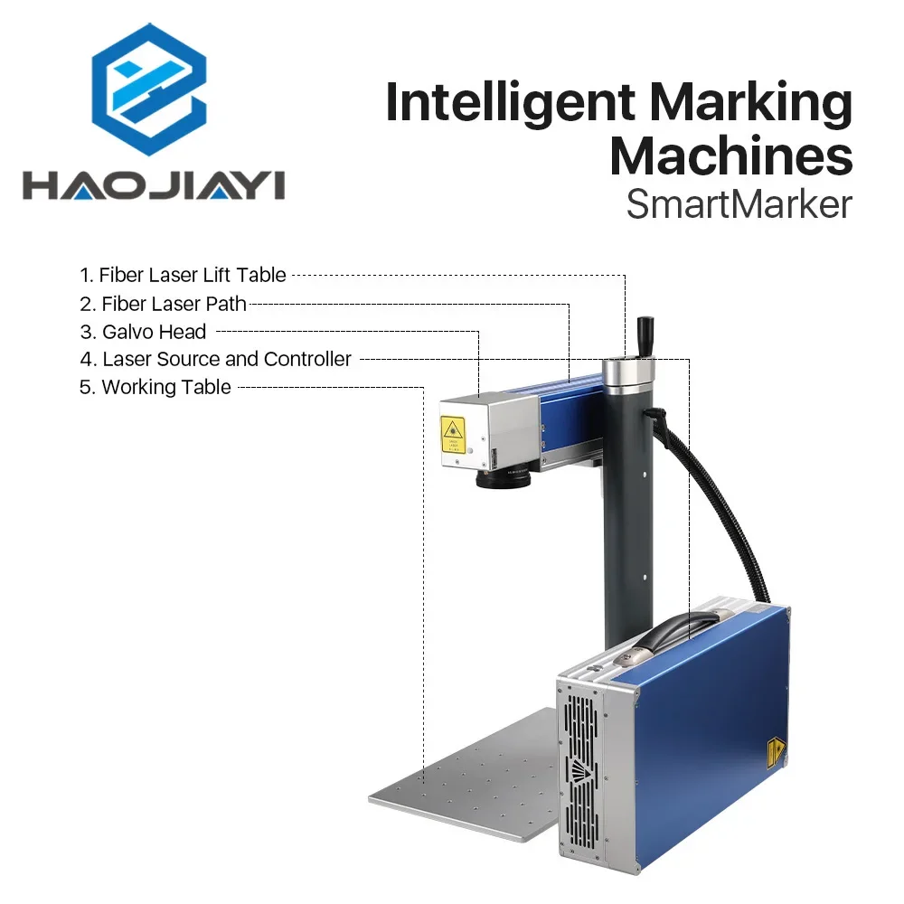 20W 1064nm Fiber Marking Machine SmartMarker 2 Intelligent Marking Machine For DIY Marking Metal Stainless Steel Gold