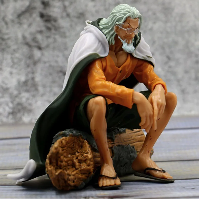 @2026. Figura de Ação One Piece Anime Creator x Silvers Rayleigh, Boneco Colecionável do Mentor do Luffy, Brinquedo para Presente de Aniversário Infantil