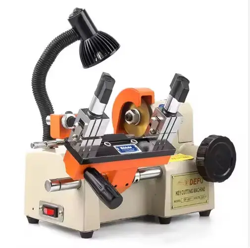 Máquina duplicada de llaves horizontales portátil de 220V Original Defu DF001 Accesorio de doble cara Suministros de cerrajería de metal de acero-DF-001
