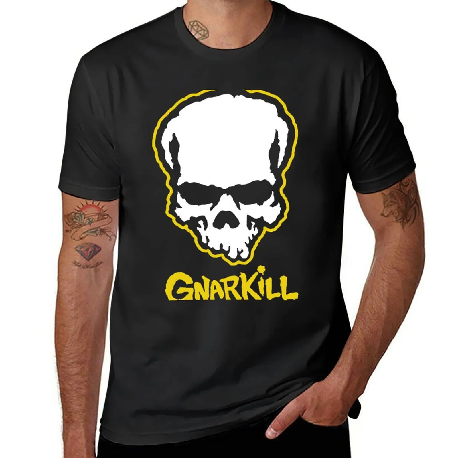 New GNARKILL T-Shirt tees funny t shirts Aesthetic clothing heavy weight t shirts for men