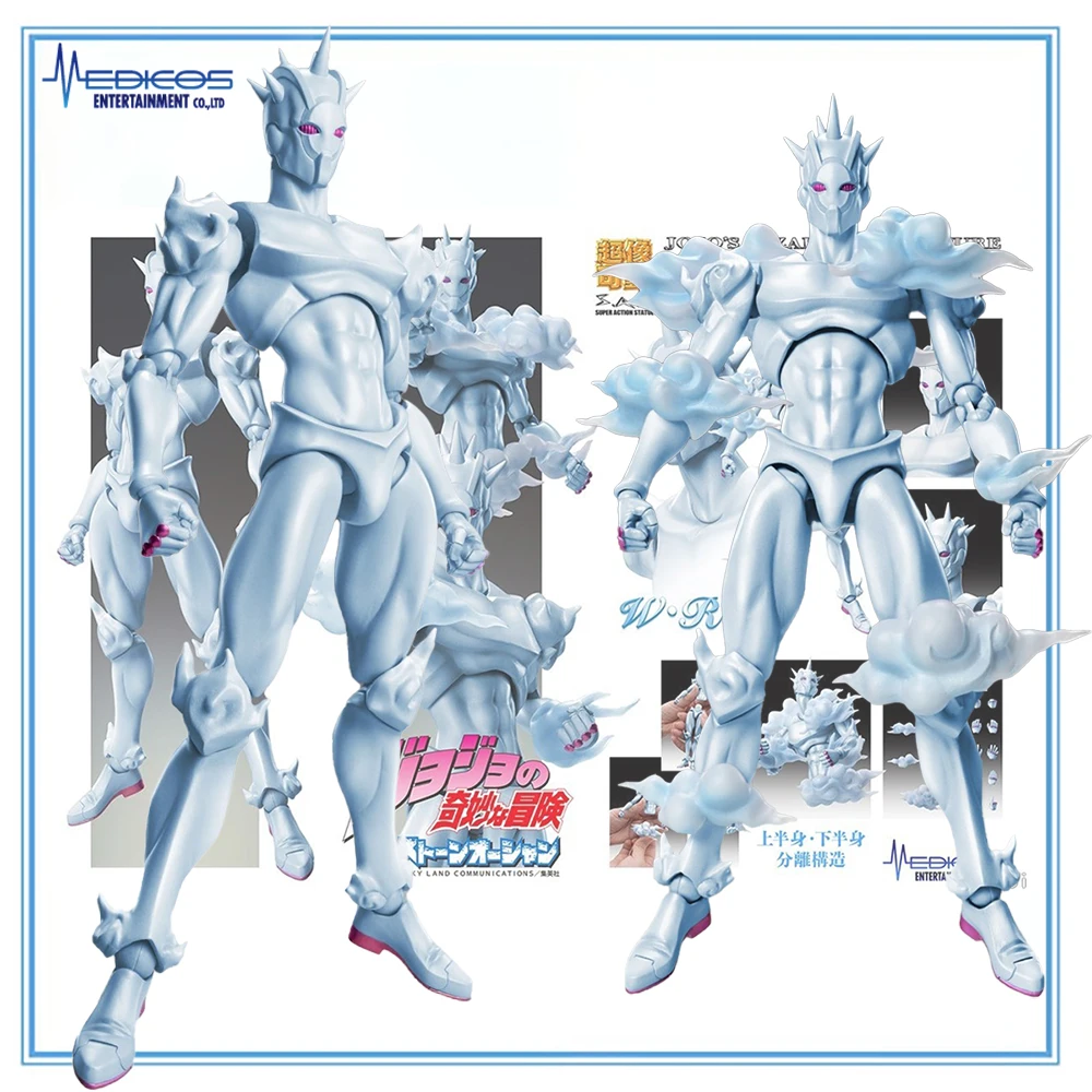 

100% оригинал в наличии Medicos Entertainment Super Action Statue Jojo No Kimyou Na Bouken Weather Report Wonder Festival 2023