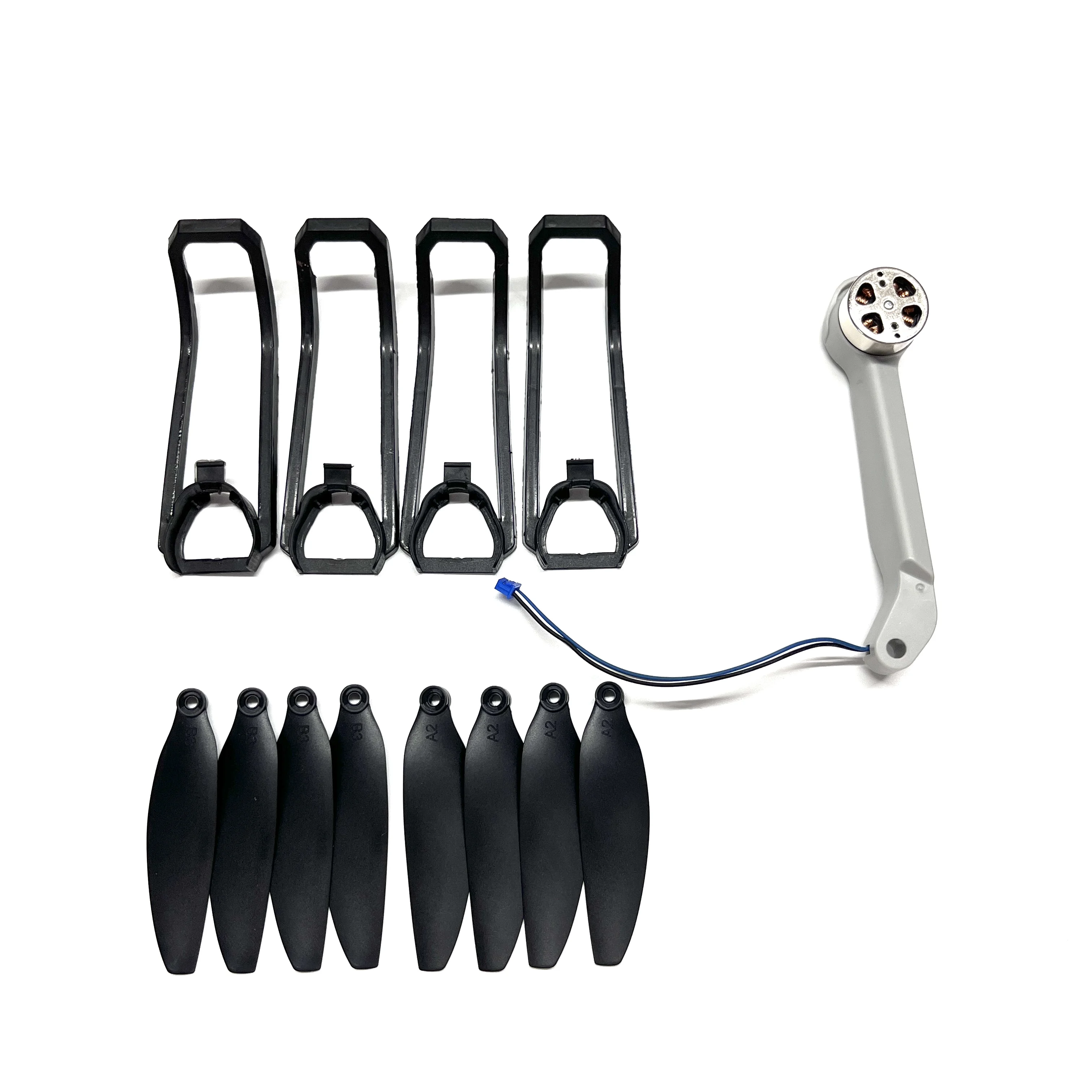 Braço Motor sem escova para RC Drone, Peças sobressalentes originais, Conjunto completo Braço Motor, Motor dobrável, Acessórios, E88 EVO, Novo