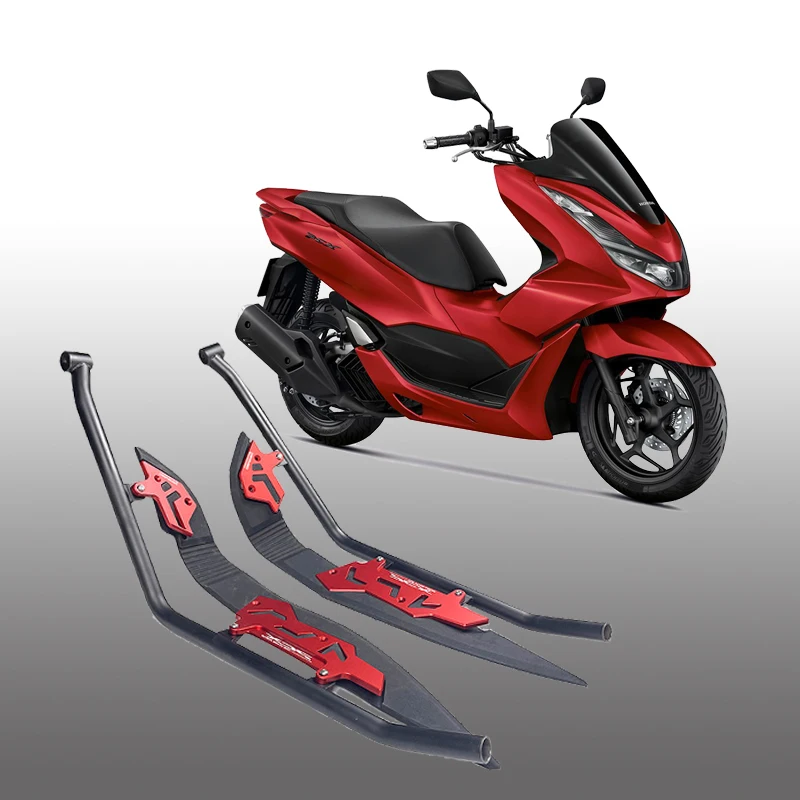 

For Honda PCX160 125 2021-2024 2023 2022 Motorcycle Footrest Plate - Bumper Rod Foot Pedal Upgrade Moto Accessories