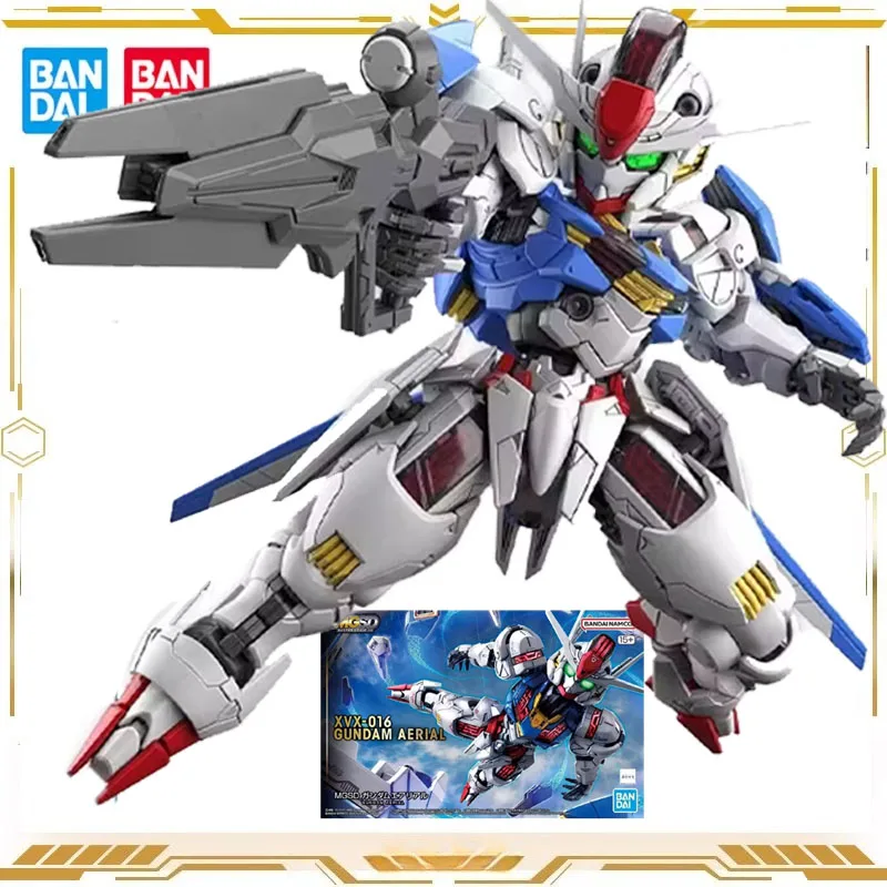 

Bandai Original Genuine MGSD XVX-016 Anime Figure GUNDAM AERIAL Assemble Toy for Boys Girls Kids Gift Collectible Model