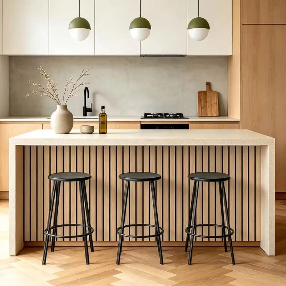 Self-Adhesive Imitation Wood Grain Wallpaper PVC Peel and Stick Artificial Grille Wall Sticker DIY Wear-Resistant