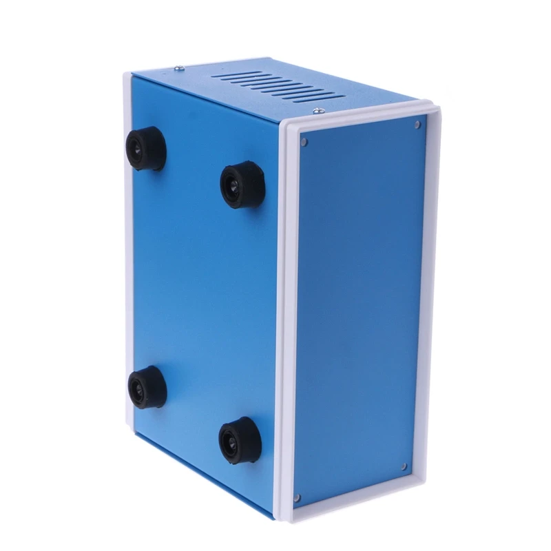 Impermeável Metal Enclosure para Case, DIY Junction Box, Prevent Case, Dustproof, Instrumento Elétrico, Azul