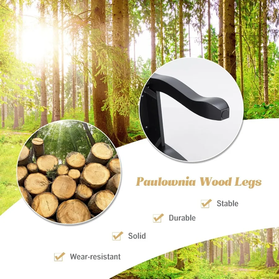 COSTWAY Juego de tocador con espejo y taburete acolchado con 5 cajones de almacenamiento, elegante tocador de maquillaje para dormitorio U