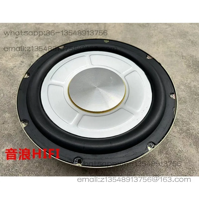 Ultra-thin 10-inch Subwoofer, Ultra-thin Subwoofer Speaker, White Aluminum Basin, Dual Voice Coil Speaker