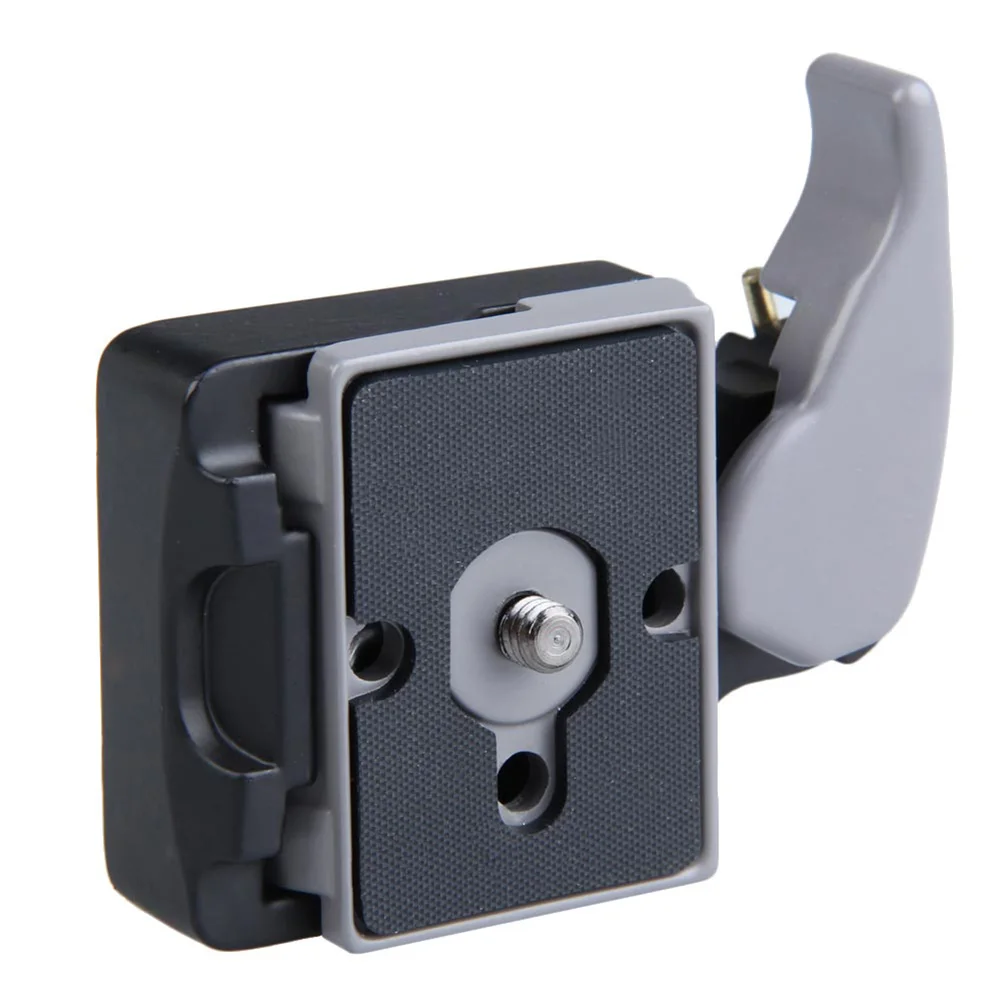 Black Camera 323 Quick Release Adapter With Manfrotto 200PL-14 Compat Plate