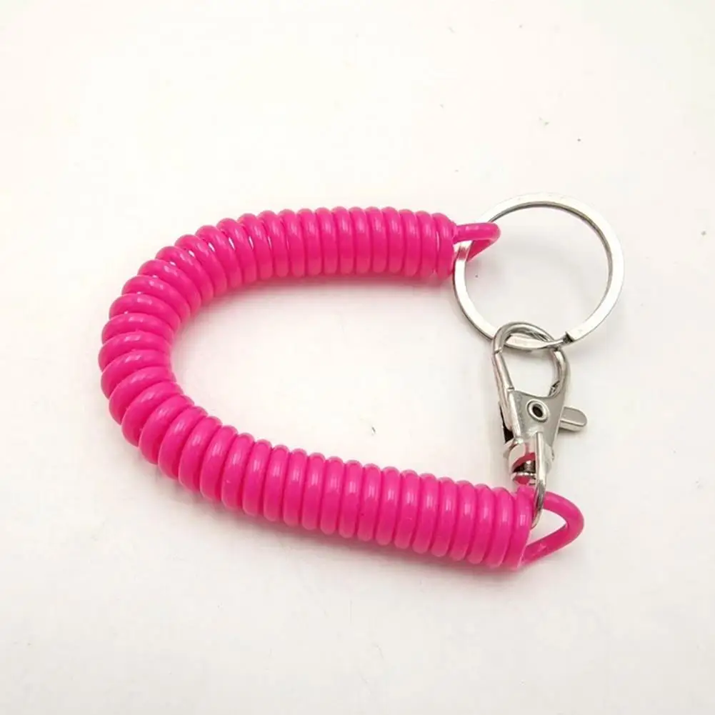 Spring Rope  Lightweight Coiled Spring Anti-lost Safety Lanyard  Stretchy Spring Key Chain