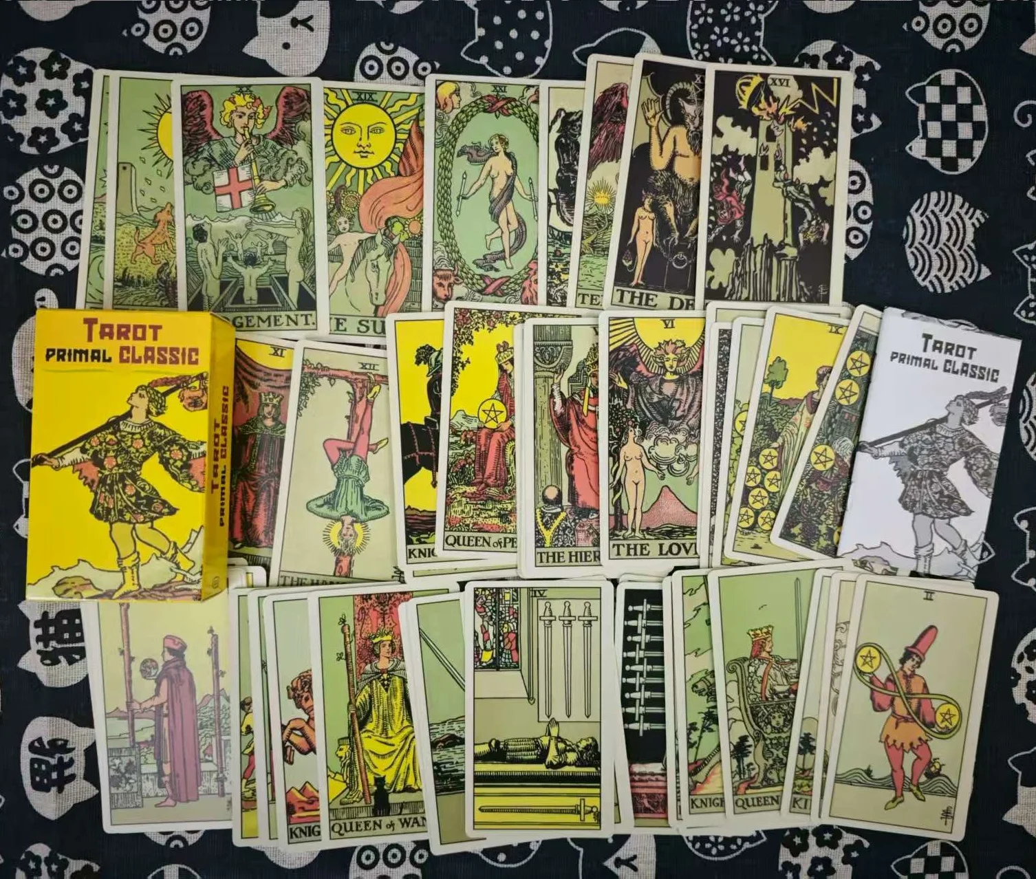 Das klassische Tarotkartendeck, 78 Stück, für einfache Anfänger, Schicksal, Wahrsagerei, Party, Tischplatte, Brettspiel, Spielzeug