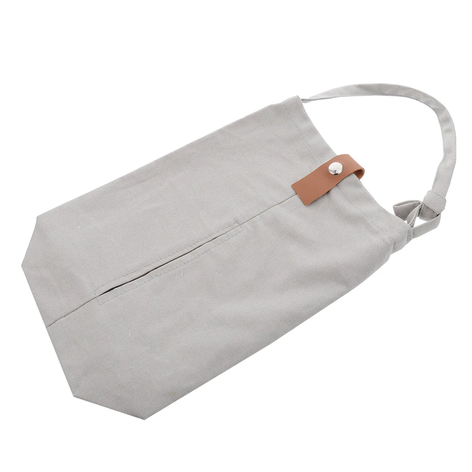 1Pcs Car Tissue Bag Heavy Duty Canvas Backseat Facial Tissue Holder Wall Mounted Hanging Organizer for Living Room Bathroom