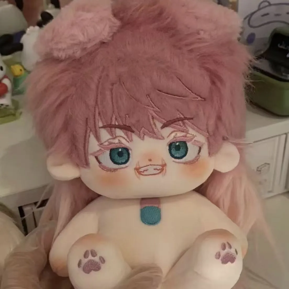 

20cm Dress-up Plushie Dolls Anime Tokyo Avengers Sanzu Haruchiyo Cosplay Plush Doll Monster Cute Dress Up Stuffed Plushie Toys