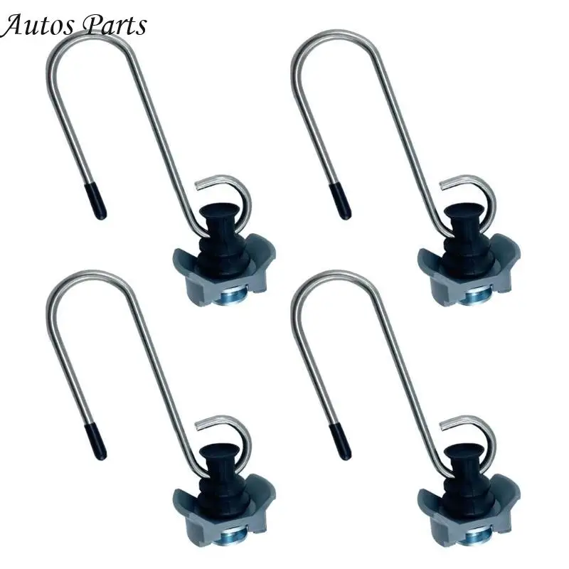 57BA 1/4pcs Tie Down Anchors Hooks for Airline Securing Cargo Hauling Accessory