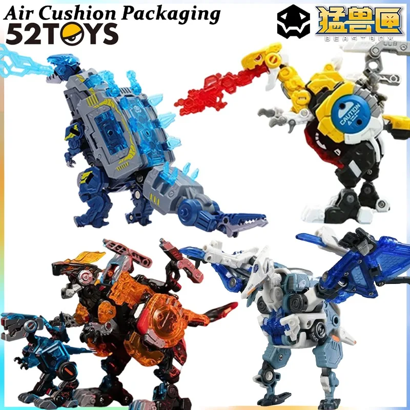 

52TOYS Оригинальные фигурки-трансформеры серии BEASTBOX: Древний динозавр, летающий птерозавр, замороженный реактивный динозавр, модели игрушек
