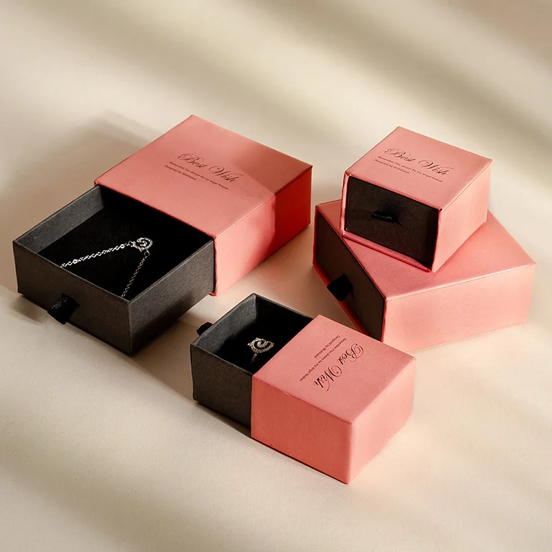 

Набор из 30 шт. контейнеров для хранения украшений с контрастным дизайном для колец, серег, ожерелий, браслетов, органайзер для упаковки