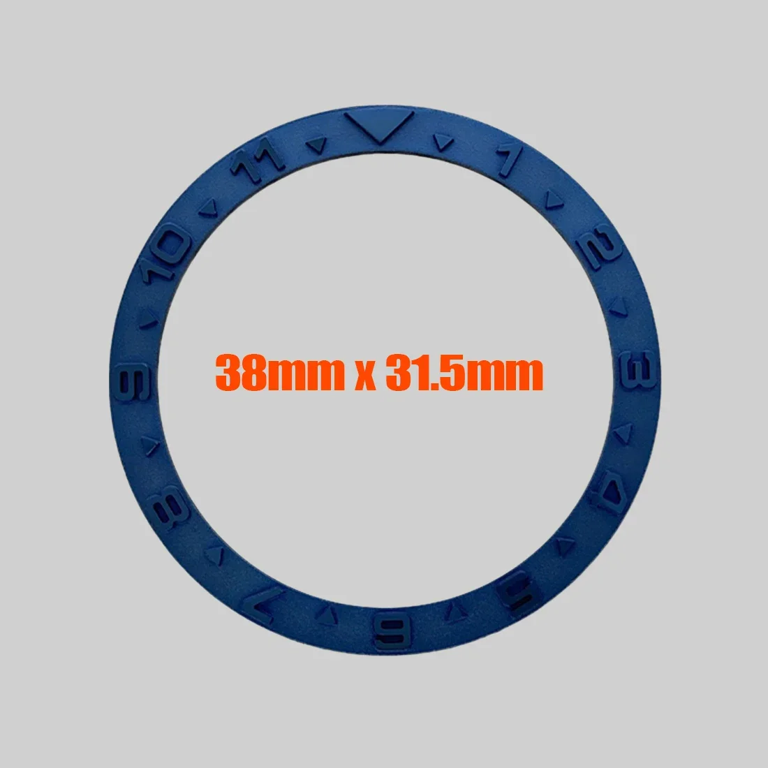 38mmx31.5mm GMT SUB Flat Bezel Insert SKX007 Bezel Ring Fit for Seiko SKX007 SKX009 SRPD Watch Case NH35 NH36 Case Watch Bezel