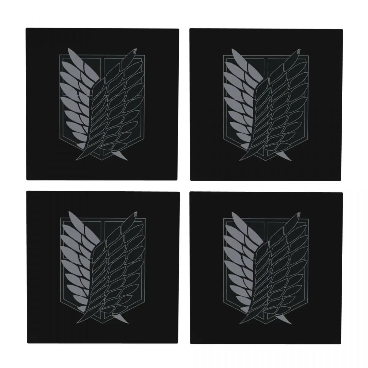 

Подставки «Атака Титанов», керамика, горячий коврик, украшение стола и аксессуары, коврик для кухонного стола, коврик для кофе