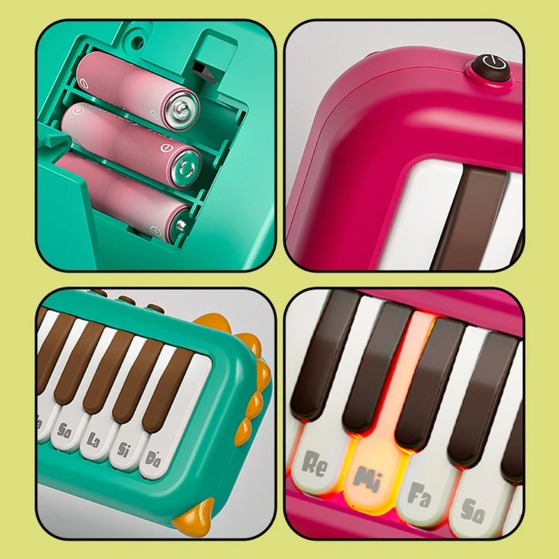 Mini Piano Toy Keyboard Portable Electronic Piano Educational Musical Instrument Toy Birthday Gift for Toddler Boys Girl