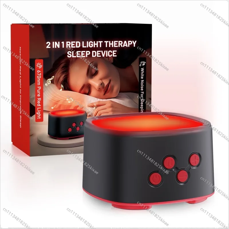 For Red Light Sleep Equipment 670nm Pure Red Light White Noise Sleep Instrument