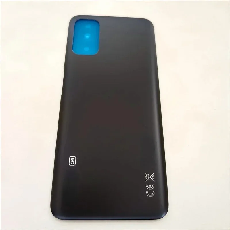 ل Redmi ملاحظة 10 5G M2103K19G الغطاء الخلفي اللوحة الخلفية الإسكان الخلفي الباب مع عدسة الكاميرا استبدال