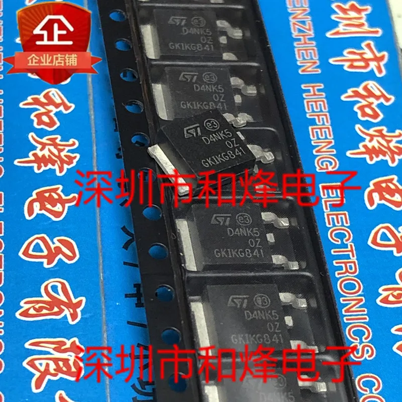 10PCS D4NK50Z STD4NK50Z TO-252 500V 3 In สต็อก100% ใหม่และต้นฉบับ