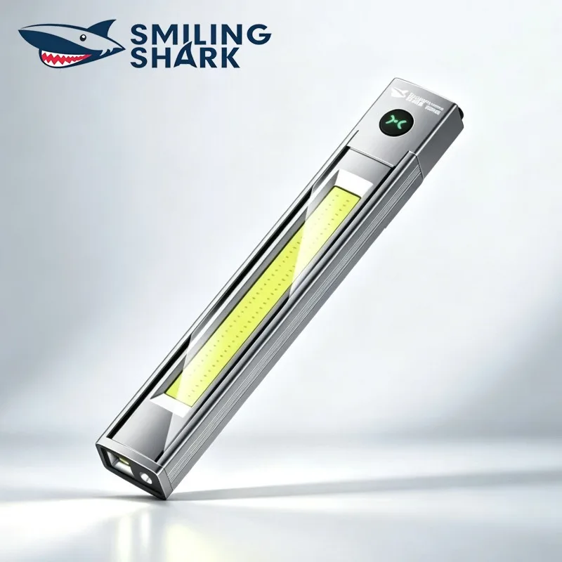 SMILING SHARK Ultra Bright LED Flood Work Light Magnetic Base & Back Clip  Waterproof Inspection Light Special GZ-5109