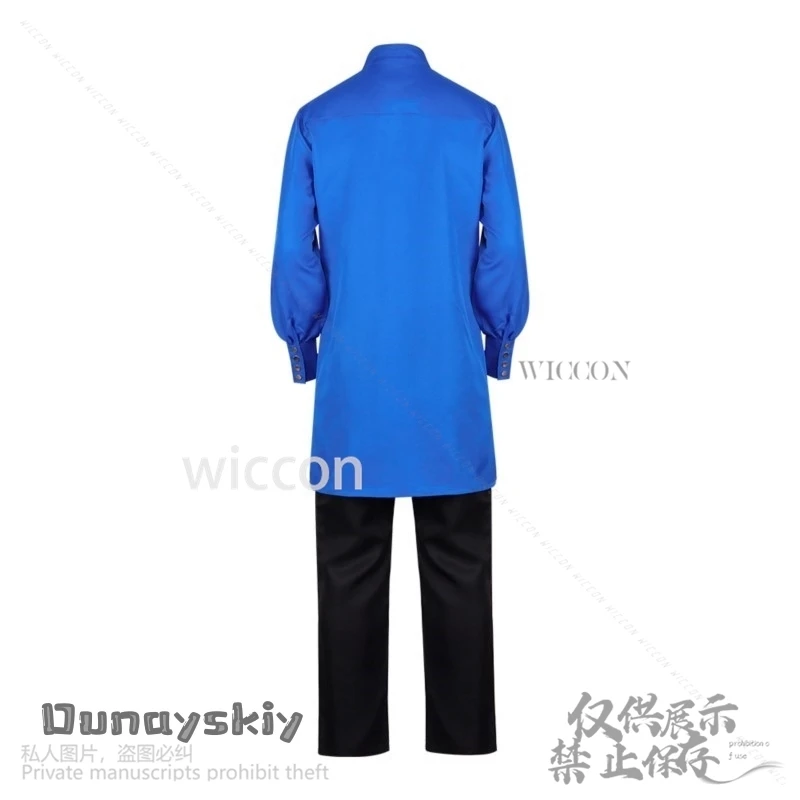 Yuta Mohara New Anime Movie Fureru Cosplay Costume Blue Long Shirt Black Pants Kawaii Roleplay Uniform Wigs Full Set Customized