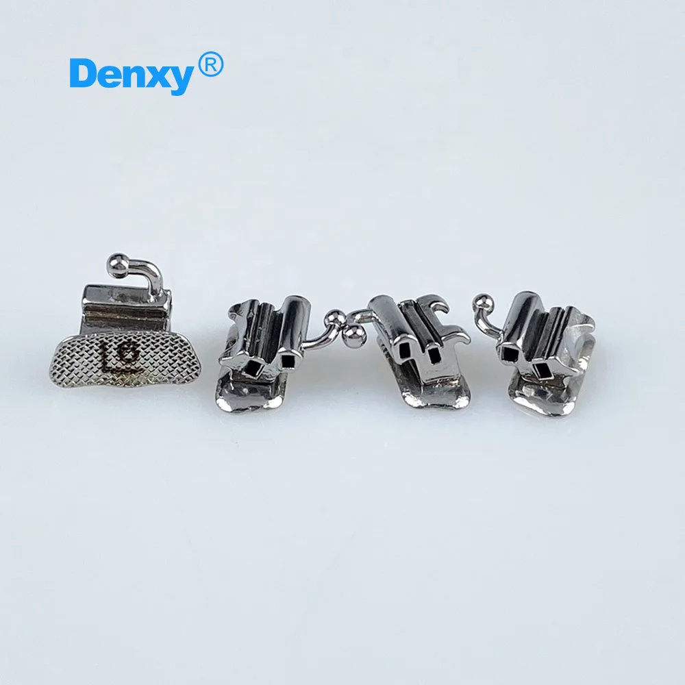 DENXY 10 Sets Kieferorthopädische Bukkalröhrchen U3L2 Roth 022 1. Molar Bukkalröhrchen Klebbare Röhrchen 6 Zähne Zahnspangen – Detail 2