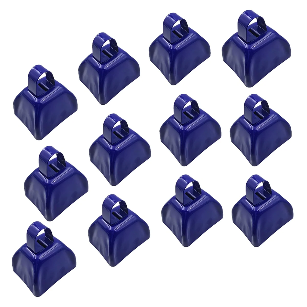 

10 Pack Metal Cowbell with Handle Noise Maker for Sporting Events Cheering Weddings Baseball Football Game-ABJQ