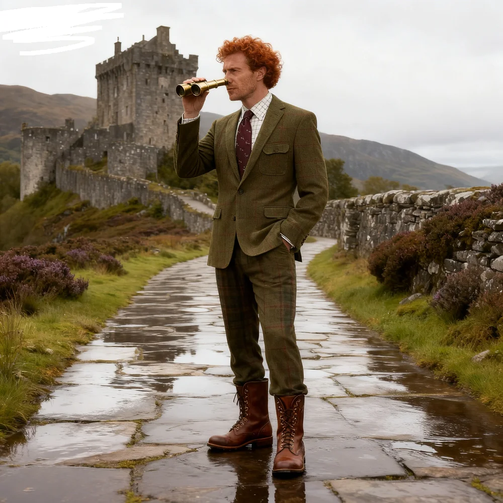 

Мужское клетчатое зеленое шерстяное пальто высокого качества, осенне-зимняя повседневная утолщенная куртка на пуговицах, верхняя одежда в стиле блузки