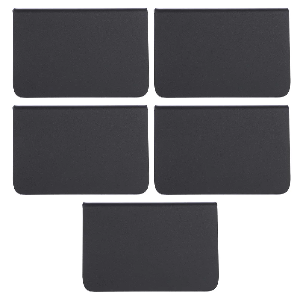 

5pcs Mini Acrylic Chalkboard Sign Home Decor Writing Message Display Small Double Sided Blackboard Decor Notice Board Tabletop