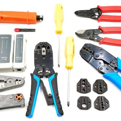 

Crimping Tool With Cable Tester Tool Set HT-K4015 Network Tool Kit