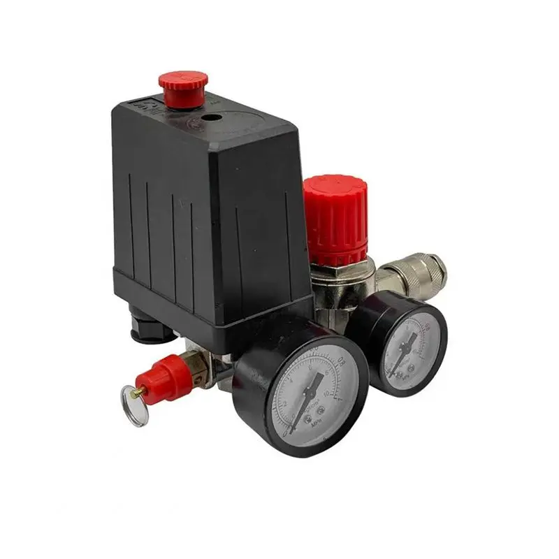 【البيع الساخن!】مفتاح ضغط ضاغط الهواء مع منظم صمام التحكم في القياس لضواغط الهواء #5