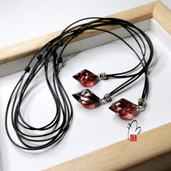 Anime The Husky and His White Cat Shizun Mo Ran Chu Wanning Cosplay Epoxy Necklace Pendant Chain Choker Accessories Props Gift